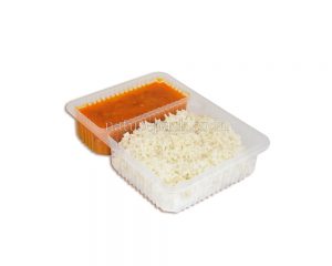 2 Compartment Food Container