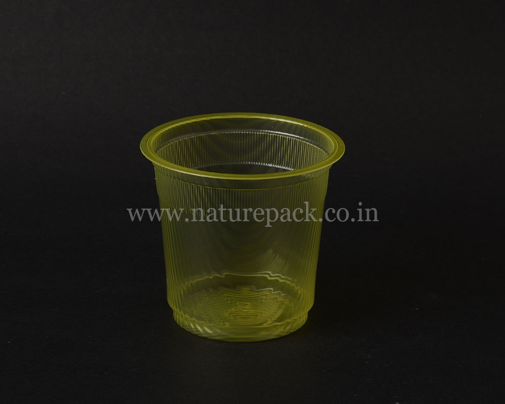 200ml Waves Yellow Cup